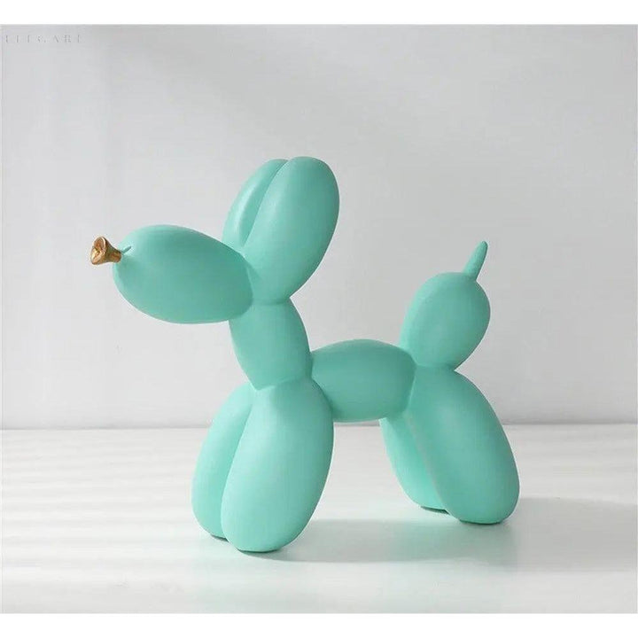 Haku - Balloon dog figure with golden snout | Bowlift