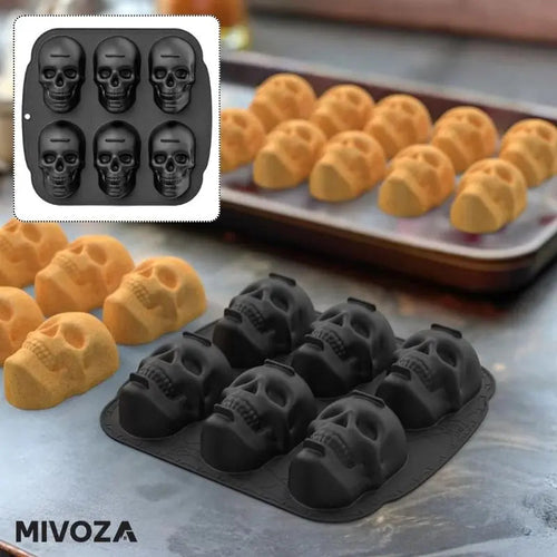 BowLift | Halloween 3D Skull Cake Pan