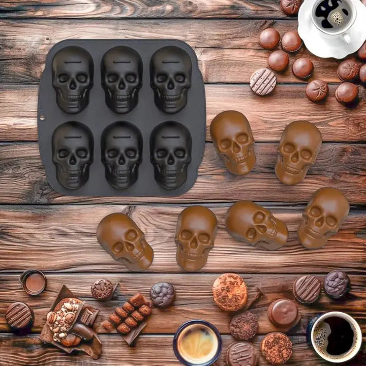 BowLift | Halloween 3D Skull Cake Pan