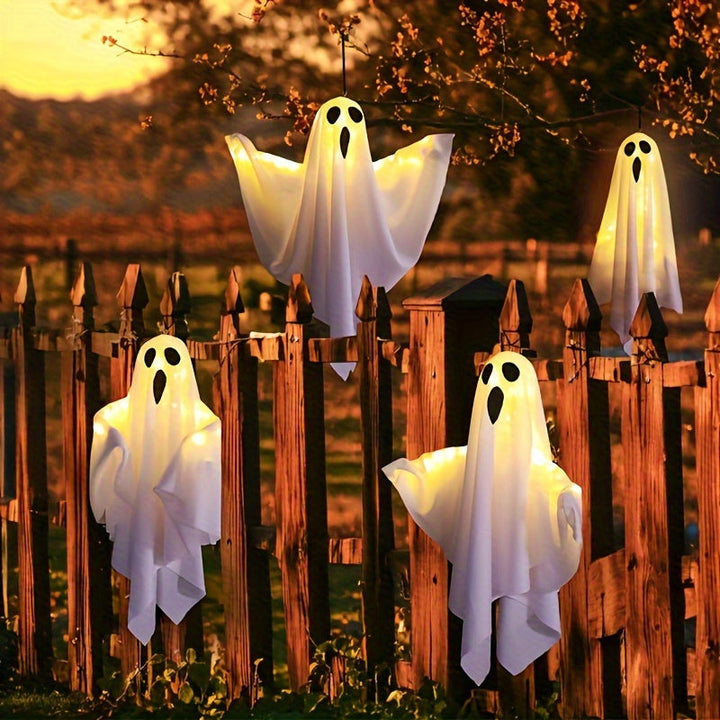 BowLift | Spooky Halloween Fabric Ghost Hanging Lights for Party Decor