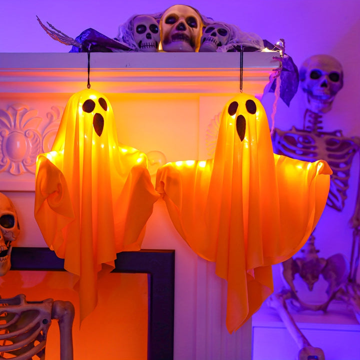 BowLift | Spooky Halloween Fabric Ghost Hanging Lights for Party Decor