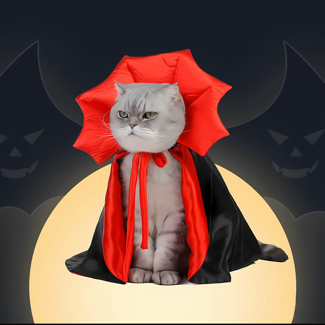 BowLift | Halloween Vampire Cape Pets Costume