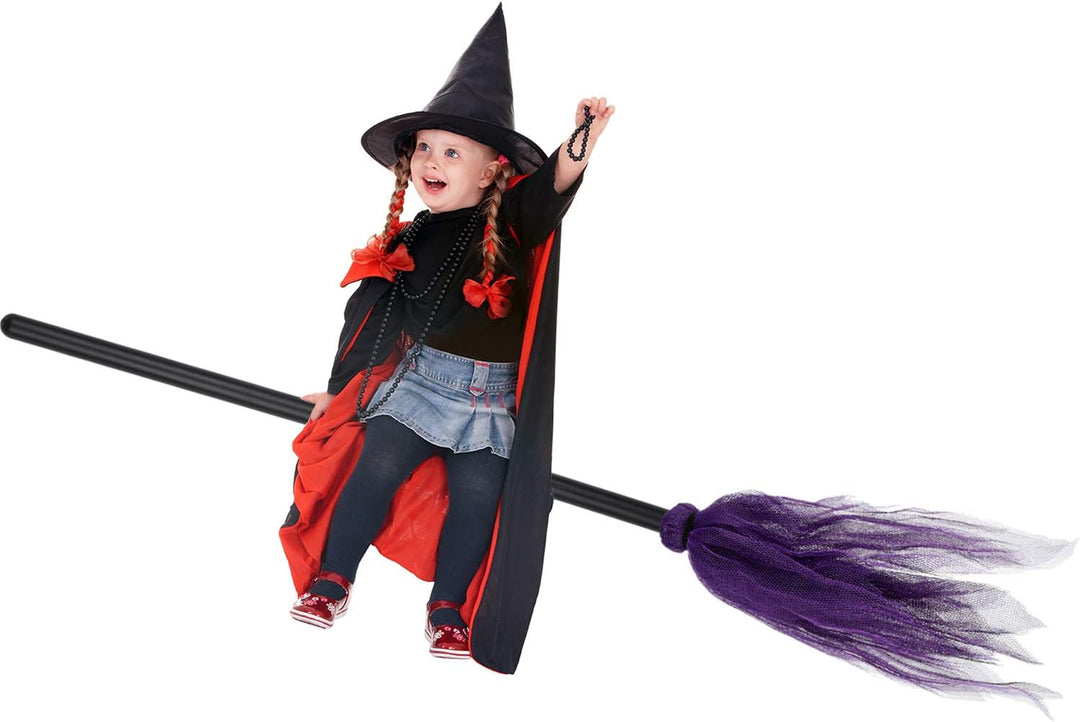 BowLift | Halloween Witch Broom – Plastic Party Prop for Spooky Fun Decor