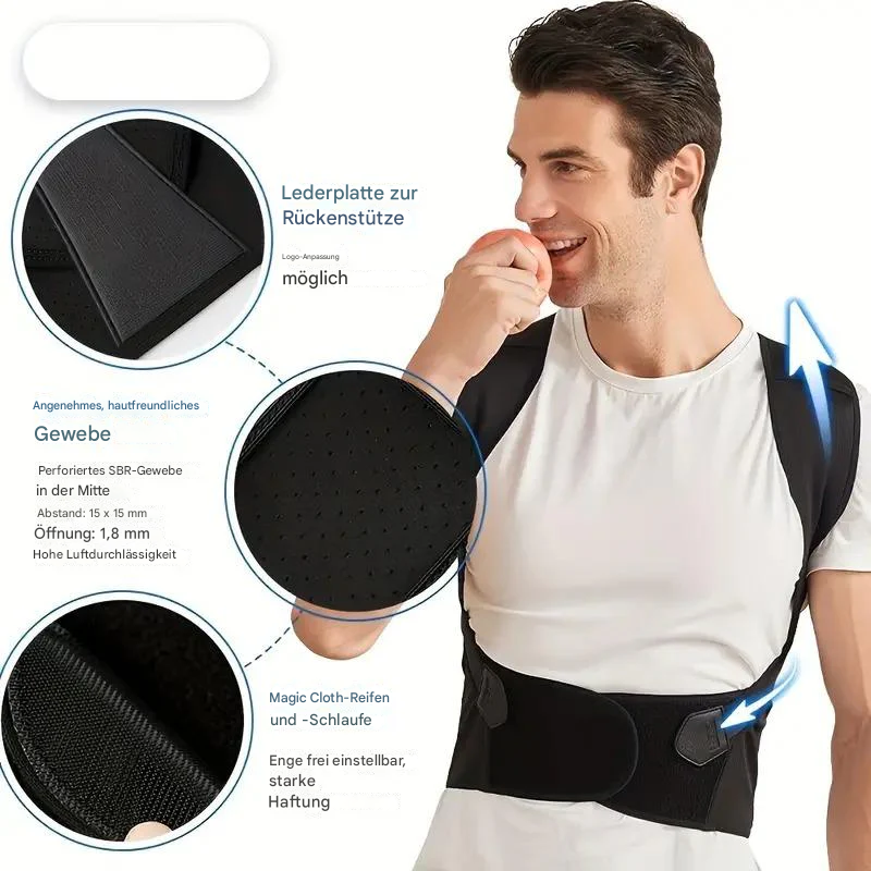 BowLift | Ergonomic Posture Corrector for Neck and Back Pain Relief Adjustable and Stable
