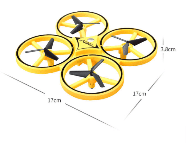 Drone-Hand-Quadcopter (with LED light and cool loop function) | Bowlift