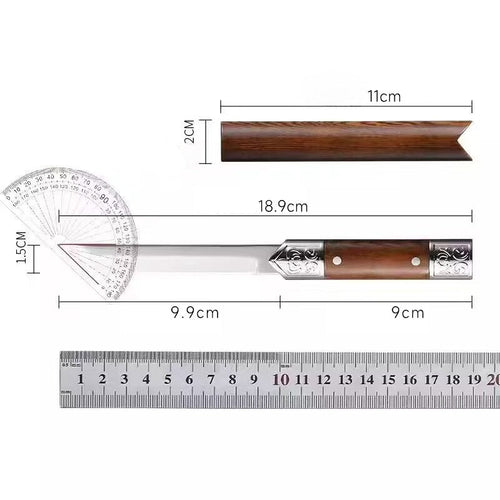 Handcrafted Japanese-Style Wooden Handle Utility Knife | Bowlift