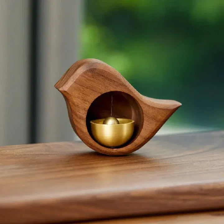 BowLift | Handmade wooden doorbell with cute bird – Charming and functional decoration