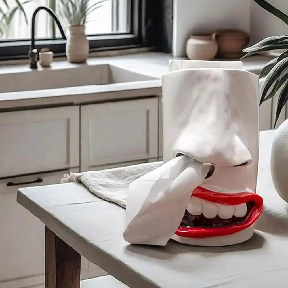 BowLift | Handcrafted funny face towel holder