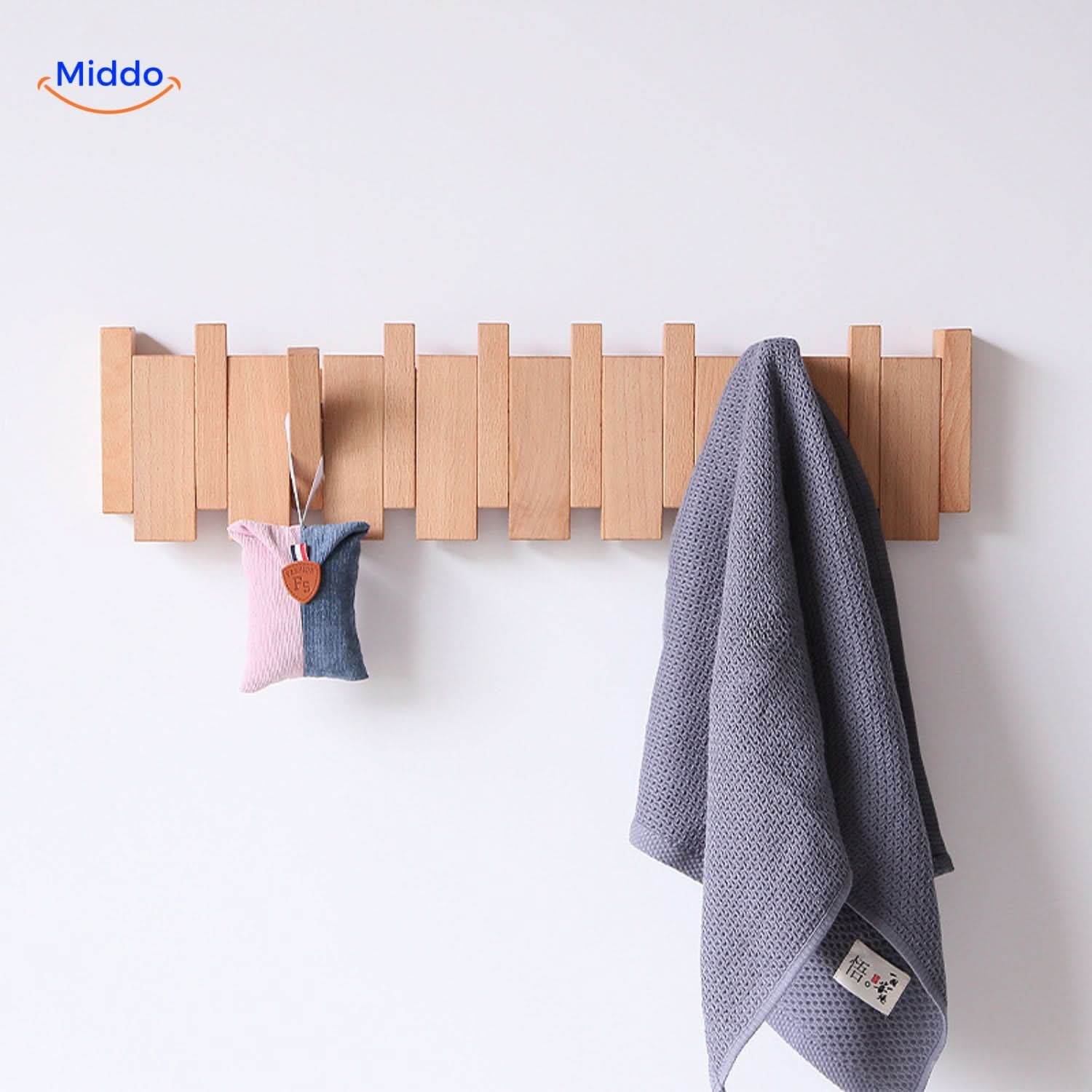 BowLift | Handmade Wooden Piano Wall Coat Rack