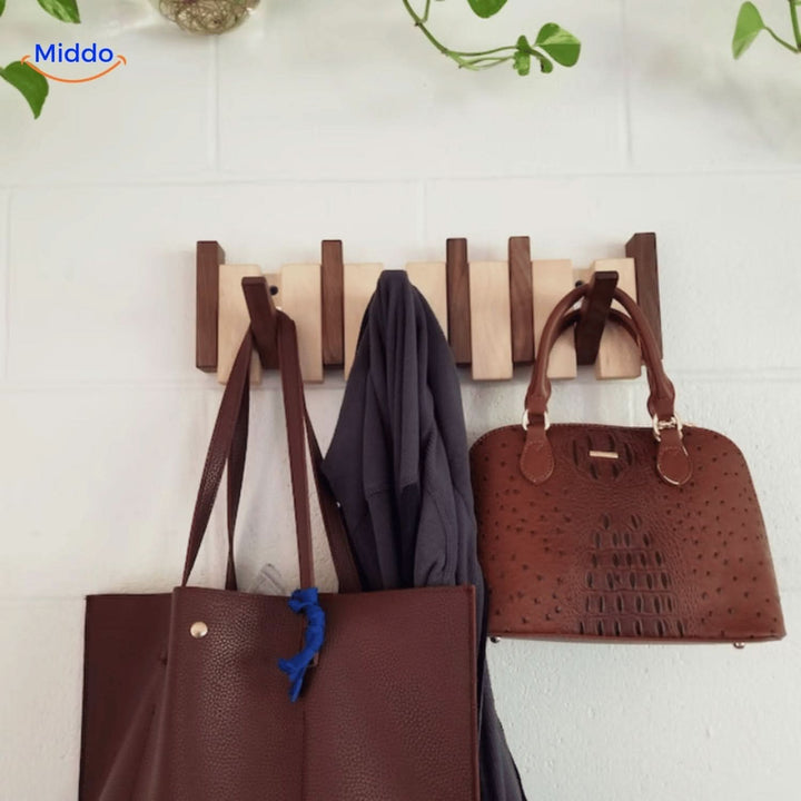 BowLift | Handmade Wooden Piano Wall Coat Rack