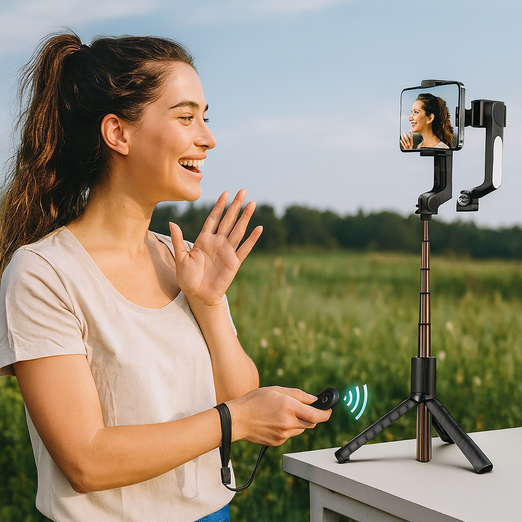 BowLift | Phone Tripod Stick Wireless ABS Gimbal Stand