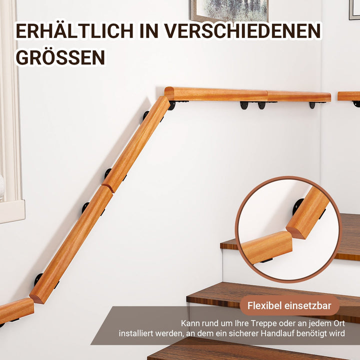 Handrail Stair Railing Pine Wood Half Round Wood | Bowlift