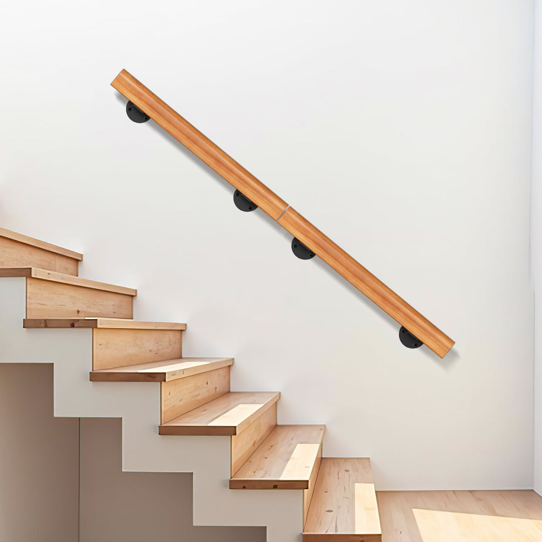 Handrail Stair Railing Pine Wood Half Round Wood | Bowlift
