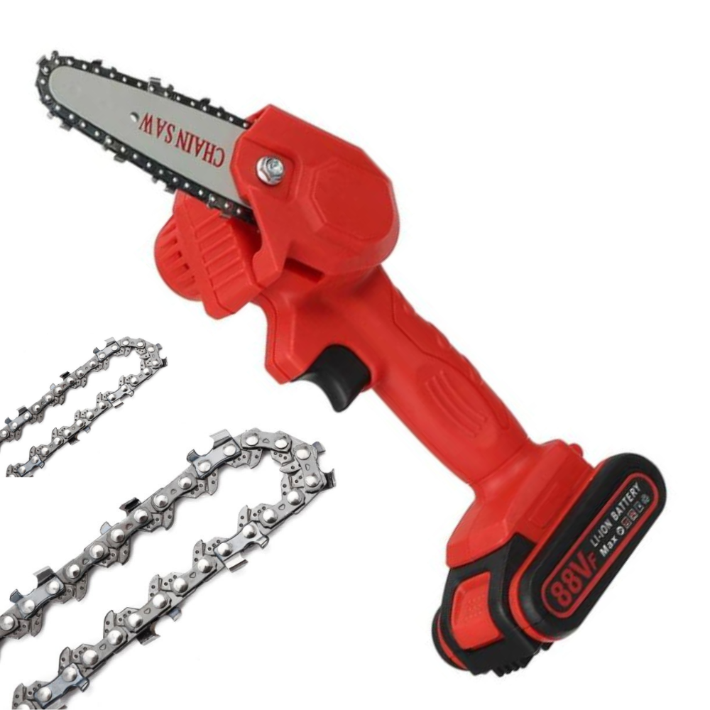 BowLift | Electric Battery Chainsaw with 2 Rechargeable Batteries