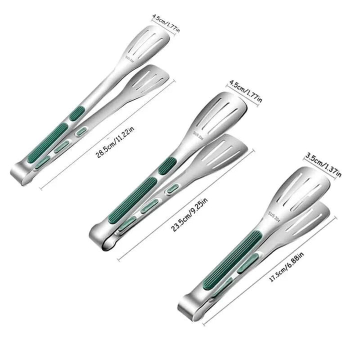 BowLift | Non-slip stainless steel tongs for meat, salad & bread