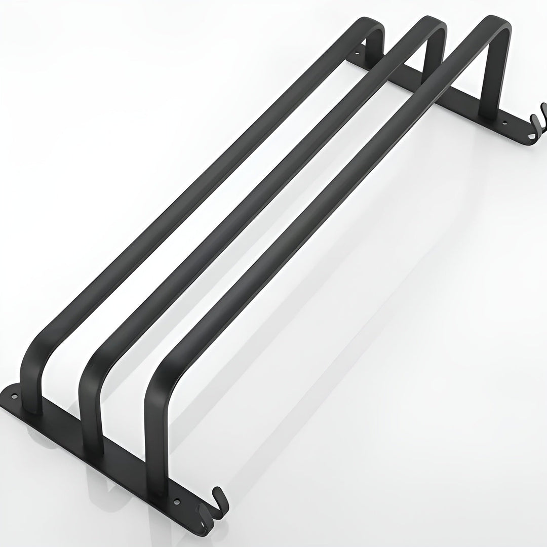 HangEase 3-layer wall-mounted hand towel Bowliftage – Aluminum space-saving design | Bowlift