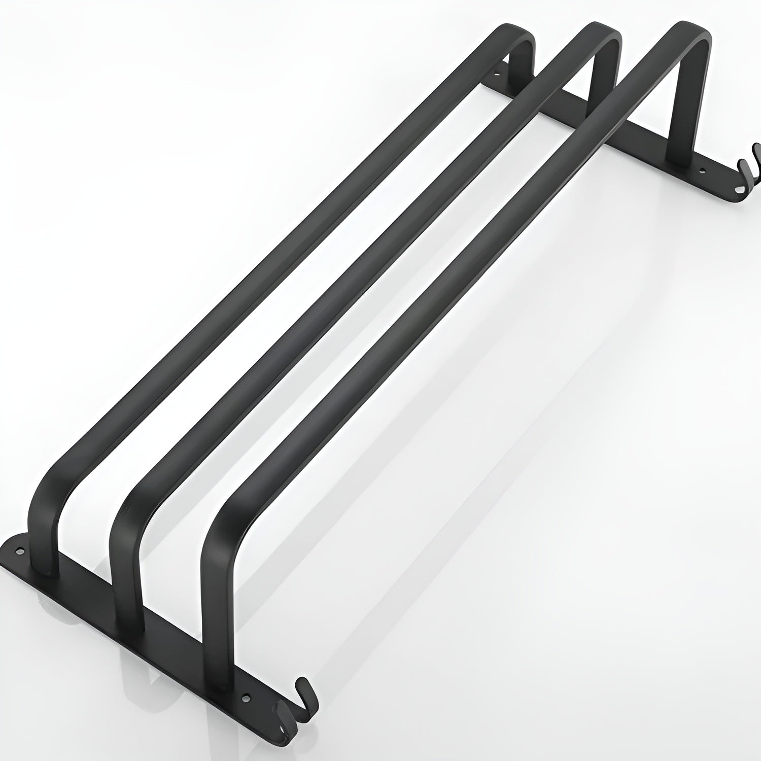 BowLift | HangEase 3-Layer Wall-Mounted Towel Holder – Aluminum Space-Saving Design