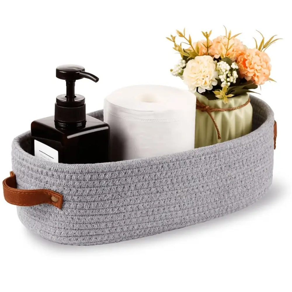 BowLift | Harper Woven Storage Basket Organizer