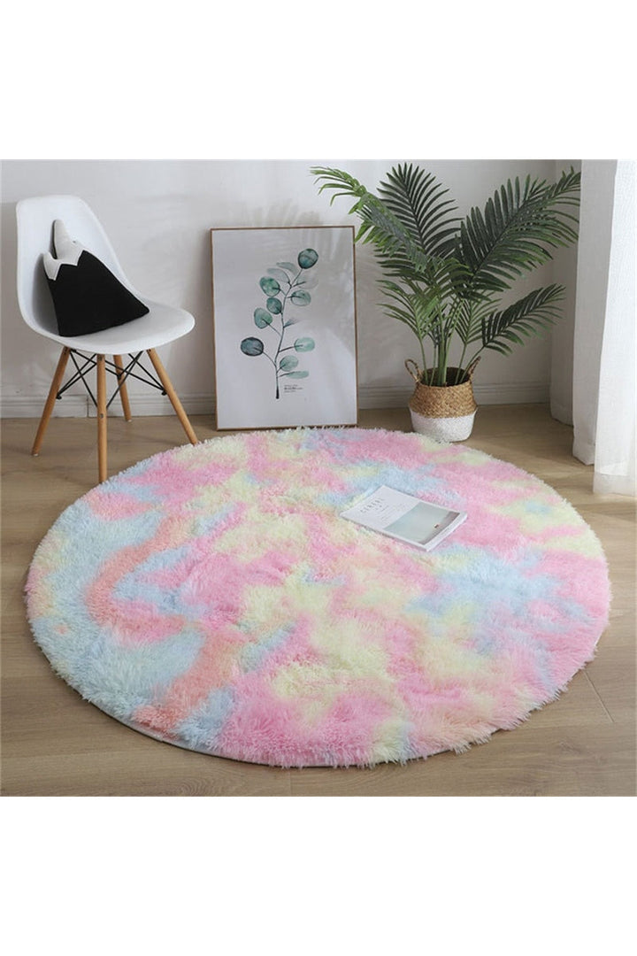 Rainbow Fluffy Carpet | Bowlift