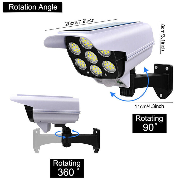 BowLift | Solar Motion Sensor Dummy Security Camera Light