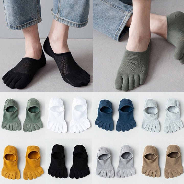 BowLift | Breathable Cotton Toe Socks