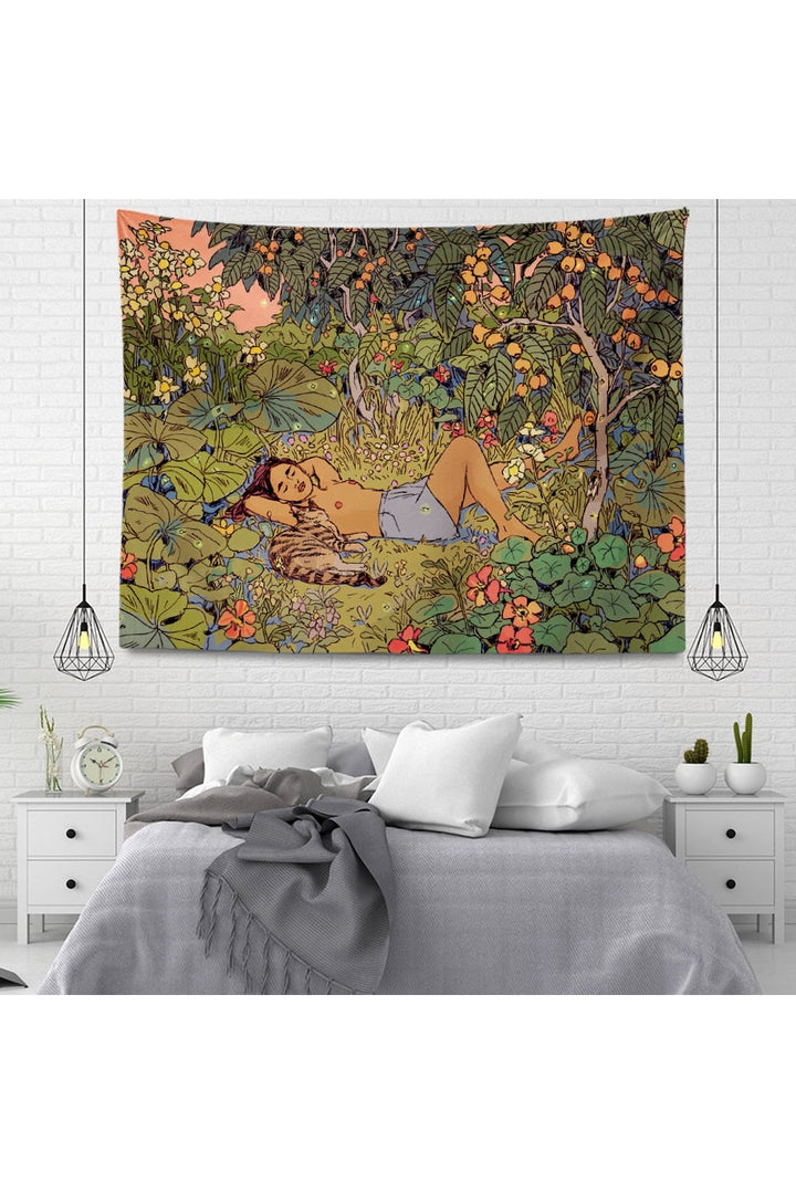 inspired velvet mandala wall tapestry | Bowlift