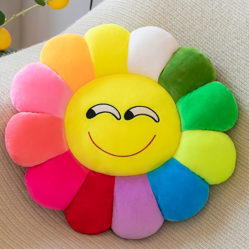 BowLift | Colorful Sunflower Plush Comfy Seat Cushion