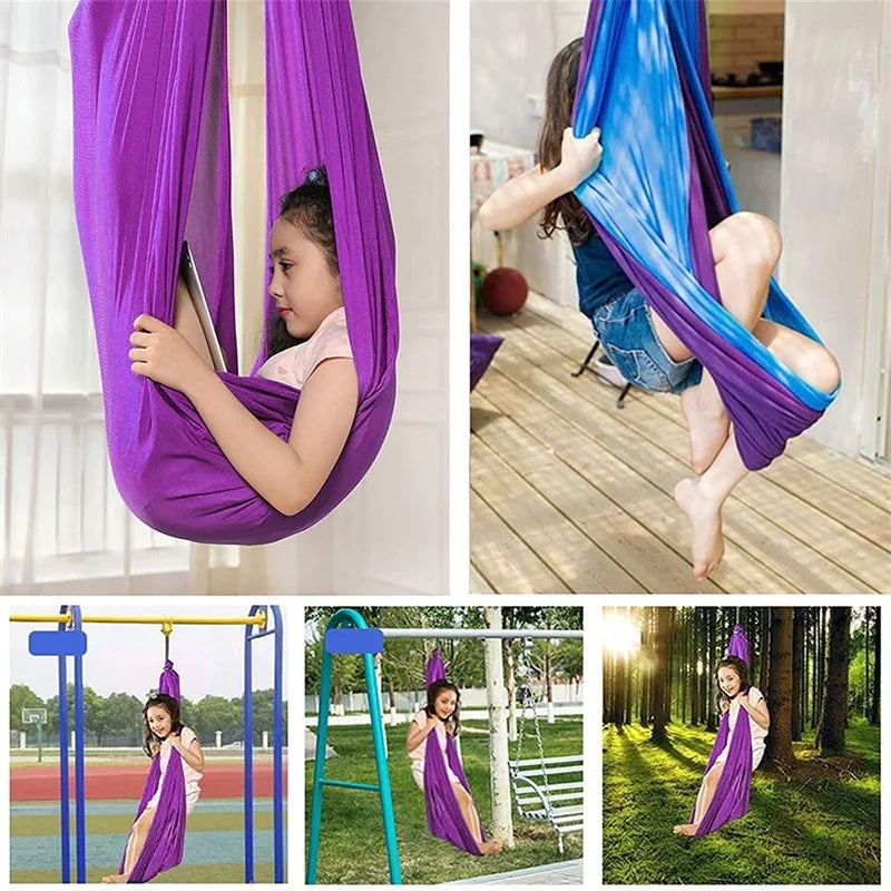 BowLift | CalmGlide Sensory Swing for Kids – Indoor Therapy Hammock for Calm, Focus & Confidence