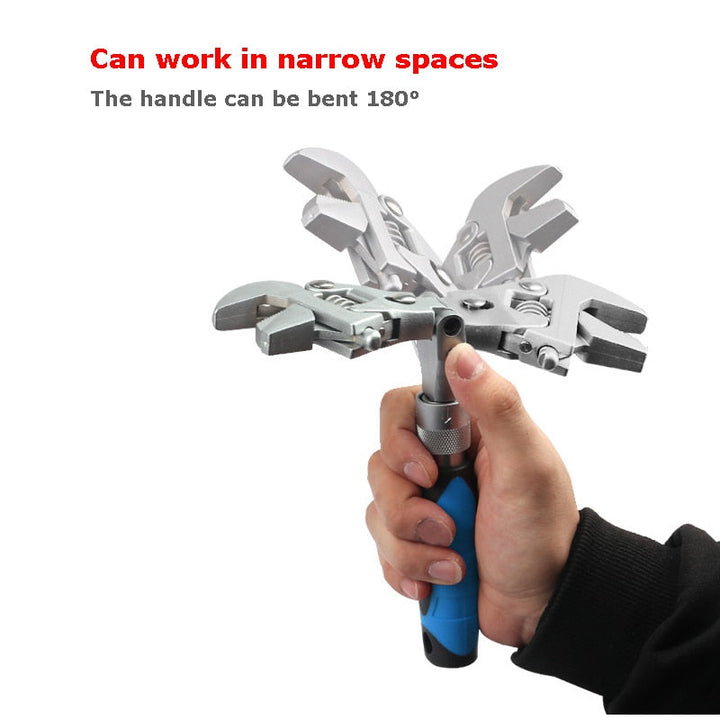 Multifunctional Adjustable Universal Wrench | Bowlift