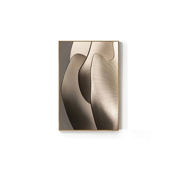 Modern Aesthetics Abstract Geometry Wall Art Fine Art Canvas Prints Pictures For Luxury Apartment Living Room Dining Room Entrance Foyer Art Decor | Bowlift
