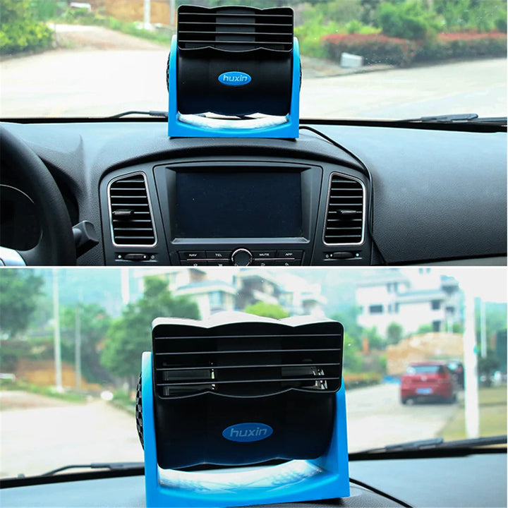 Portable DC 12V-24V Car AC Air Fan Cooler Car Bladeless Air Conditioner Summer Car Vehicle Truck Cooling Air Fan | Bowlift