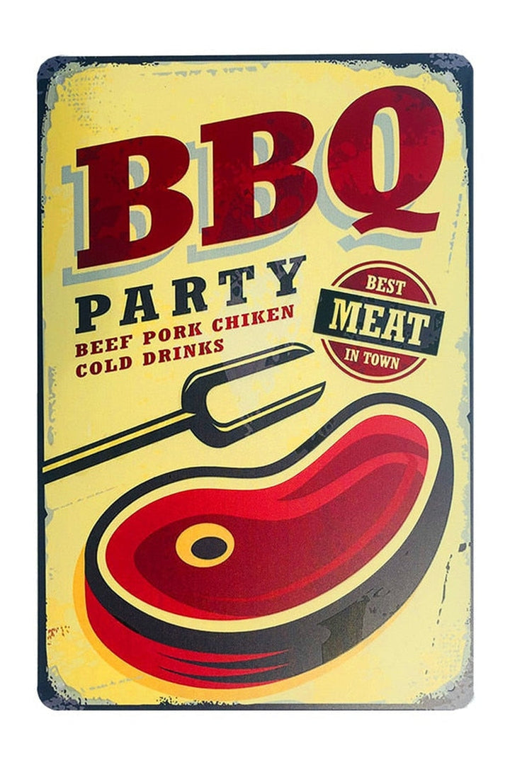 Food Theme Metal Poster | Bowlift