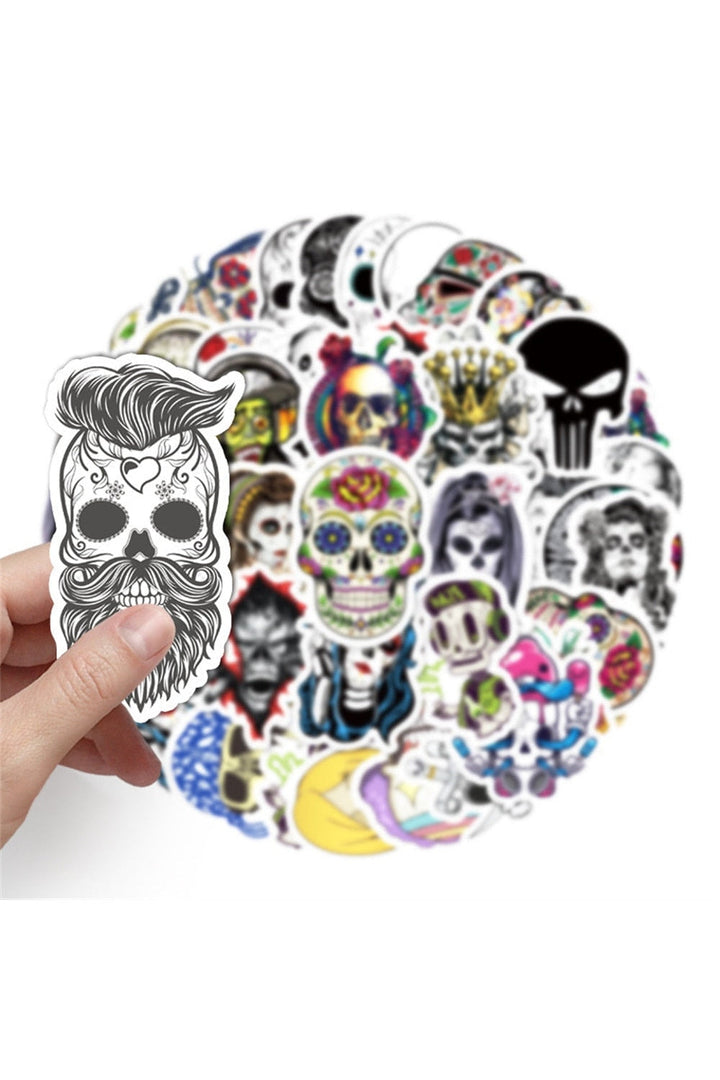 Skull Scrapbooking Stickers | Bowlift
