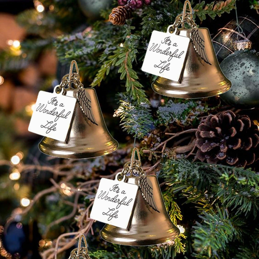 BowLift | 🎄Christmas Tree Memorial Ornaments Angel Wings Bell Pendant Hanging Decoration