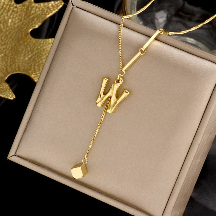 BowLift | Charming Initials Letter Necklace