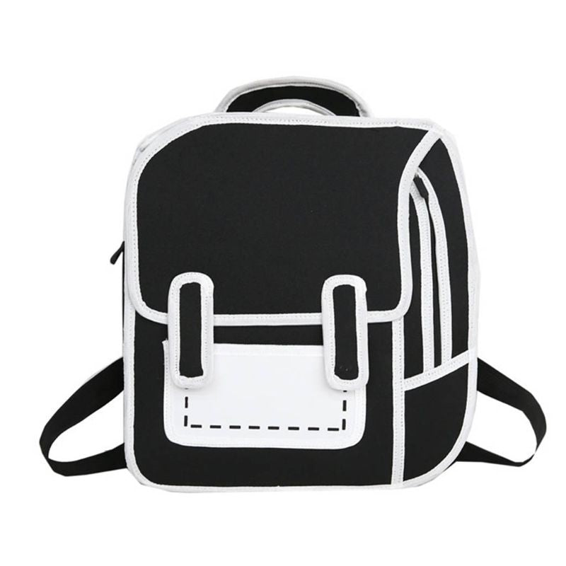 BowLift | Creative 2D Unisex Cartoon Backpack