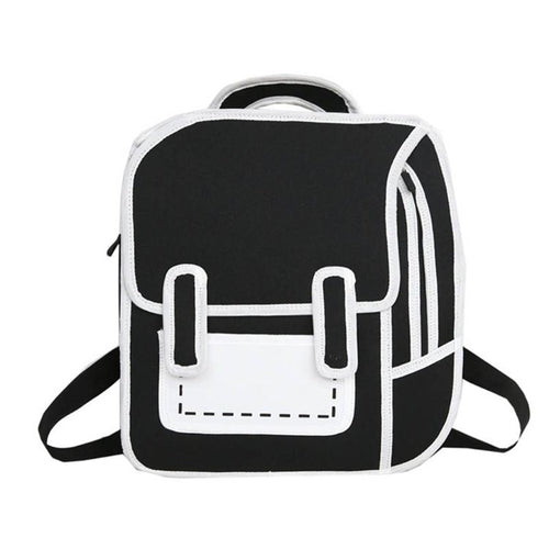 BowLift | Creative 2D Unisex Cartoon Backpack