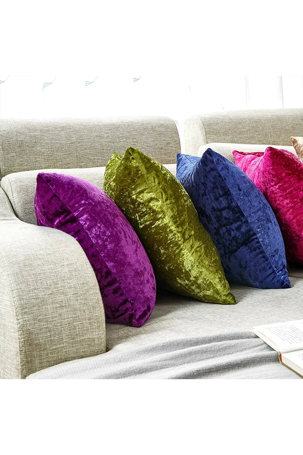 Velvet Square Cushion Cover | Bowlift