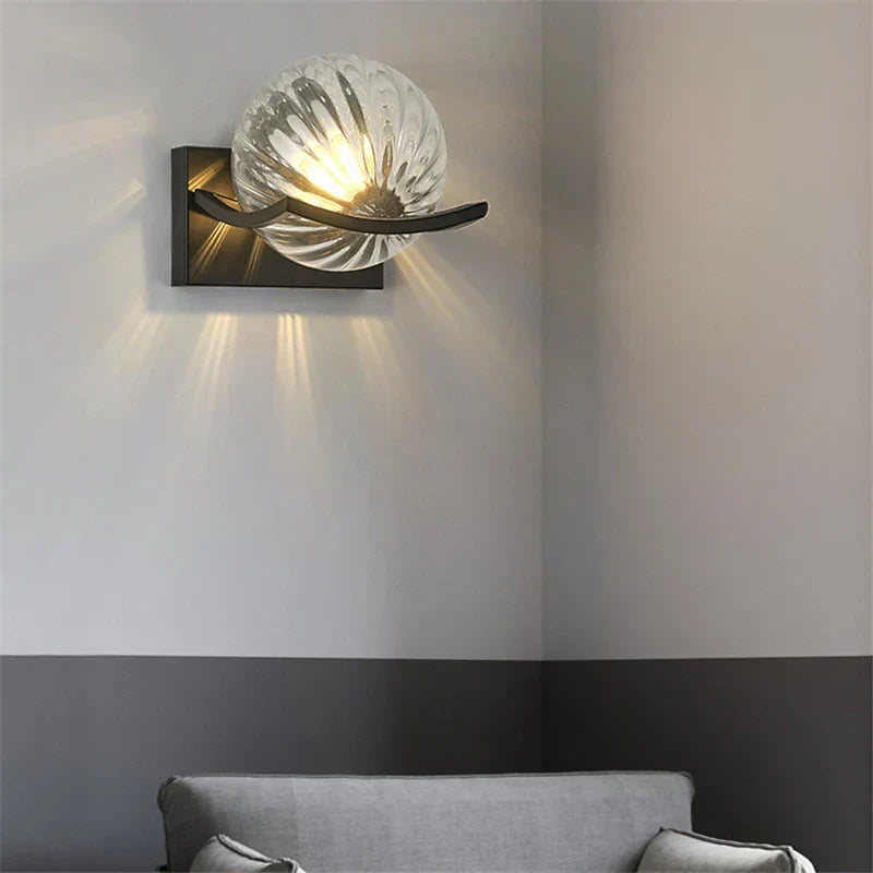 BowLift | Lighting Wall Lamp - Modern LED Glass Wall Lamp
