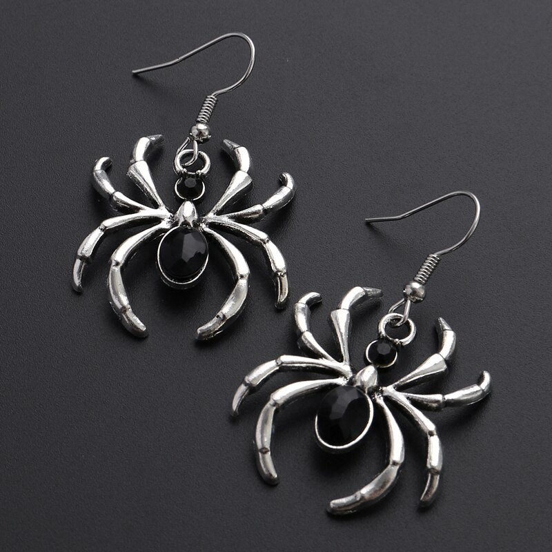 BowLift | Black Spider Artsy Mystical Earrings
