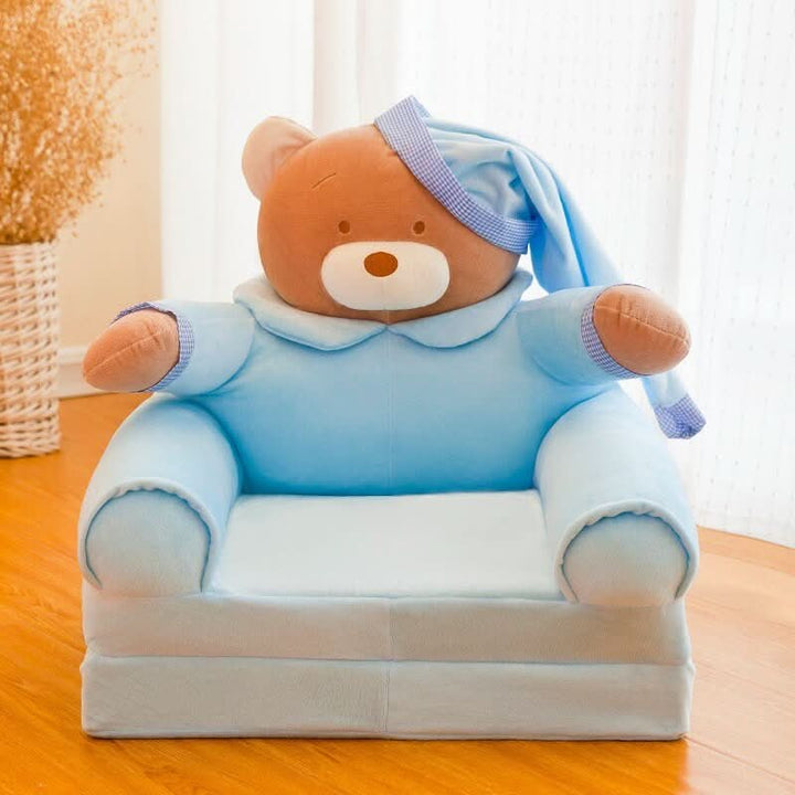 BowLift | Foldable Kids Bench with Soft Velvet & Foam