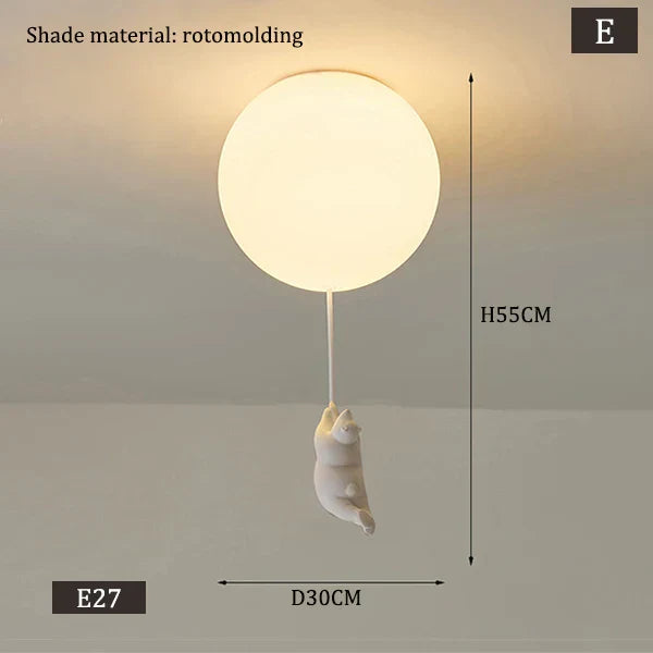 BowLift | Hanging Bears Balloon Lamp