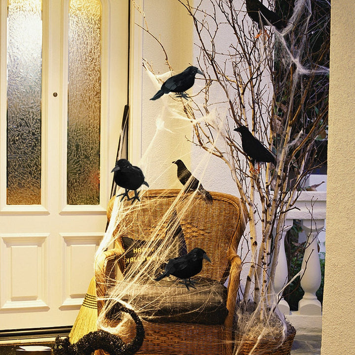 BowLift | Black Crow Halloween Home Decor
