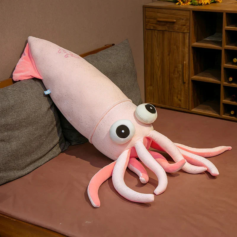 BowLift | Jumbo Huggable Squid Softie Plush Toy