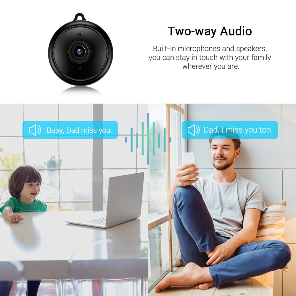 BowLift | Pro Security Camera with WiFi 1080p HD | With night vision!