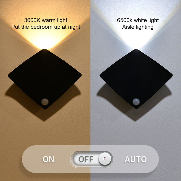 Motion Sensor Wireless Indoor Wall Lamp | Bowlift