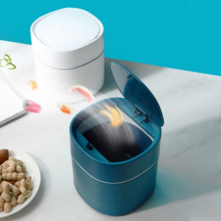 Office Wizard Mini Desktop Trash Can | Bowlift
