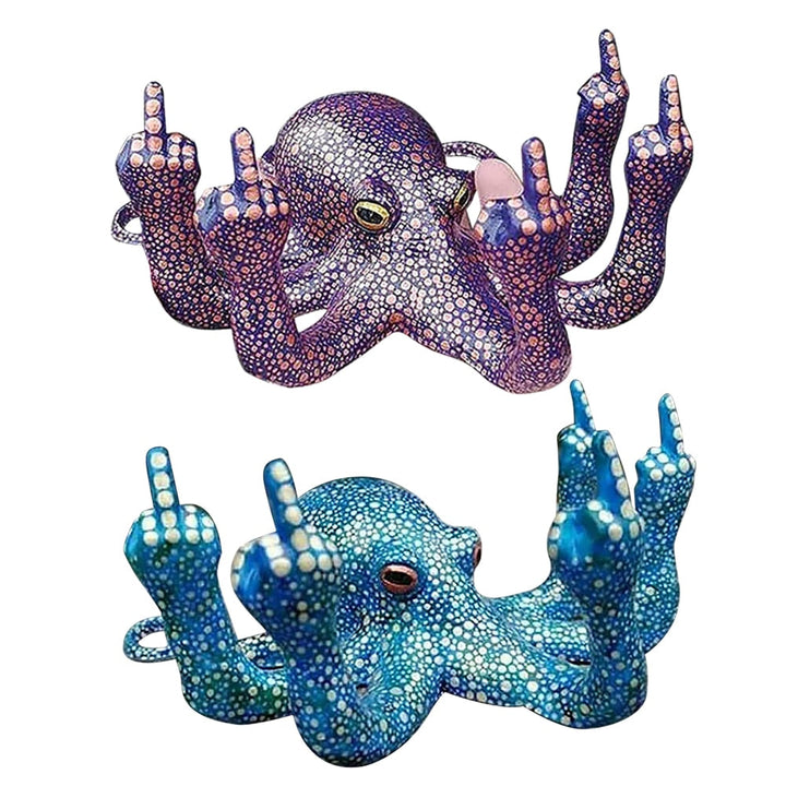 BowLift | Angry Luminous Octopus Resin Decor