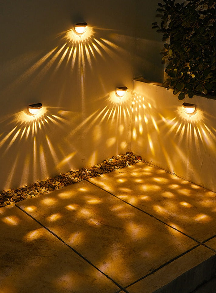 BowLift | NoirRay – Solar Wall Lamp with Elegant Modern Glow