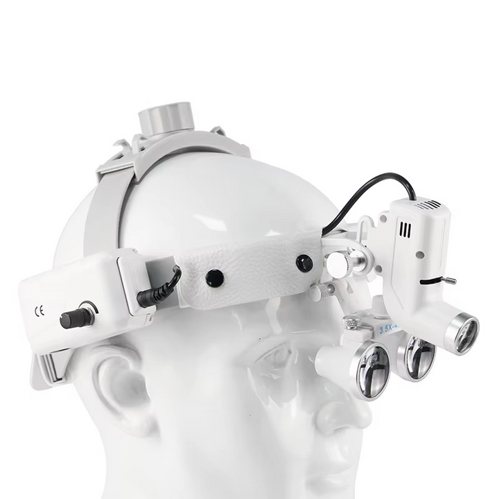 BowLift | ProVision 5W LED Dental & Surgical Headlamp with 3.5X Magnifying Binocular Loupes